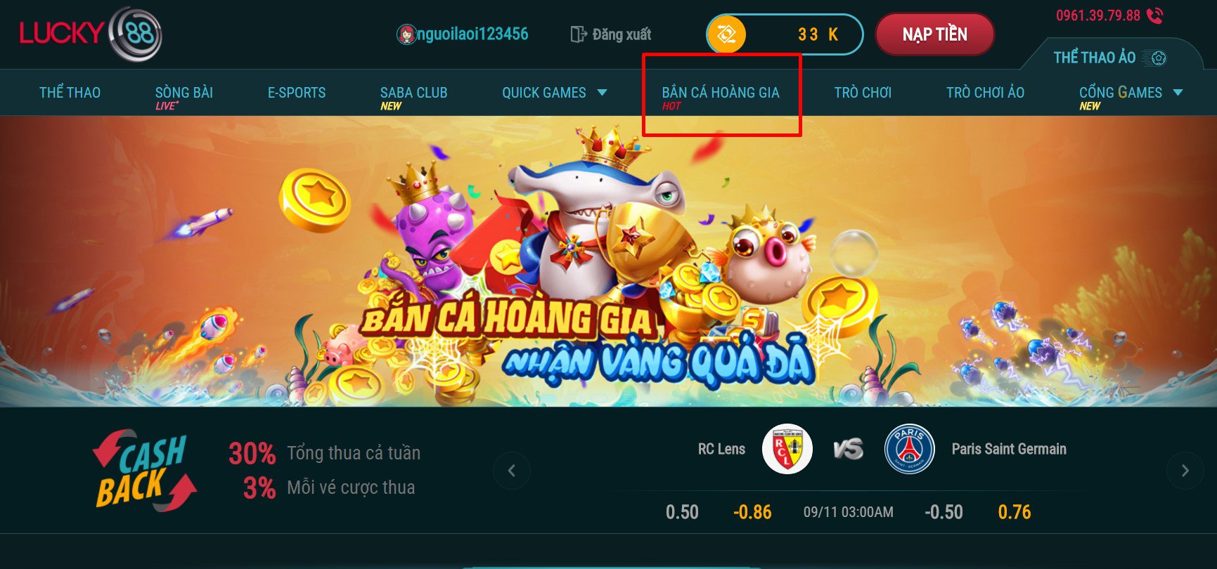 Bắn cá Hoàng gia