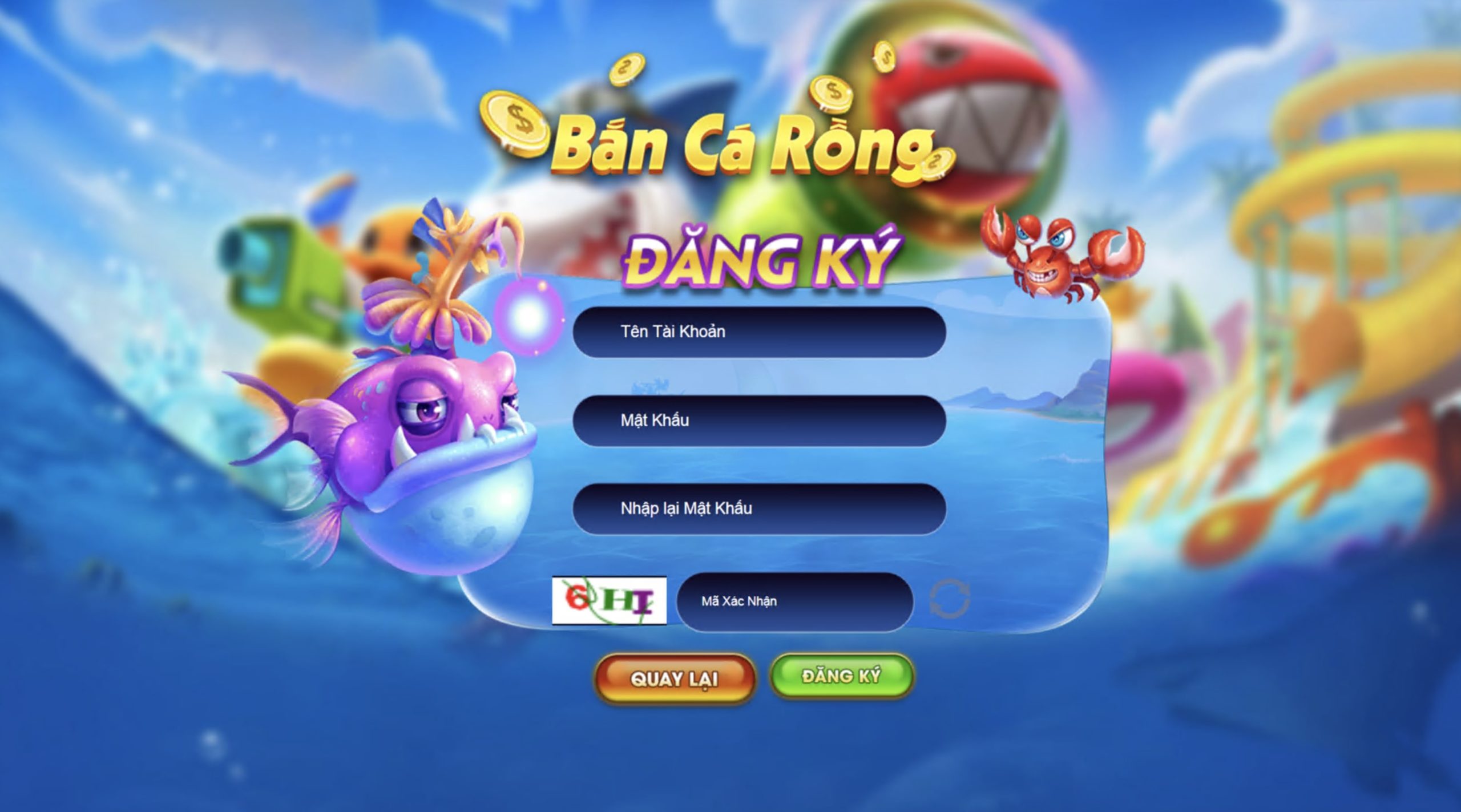 Cách đăng ký game bắn cá Rồng