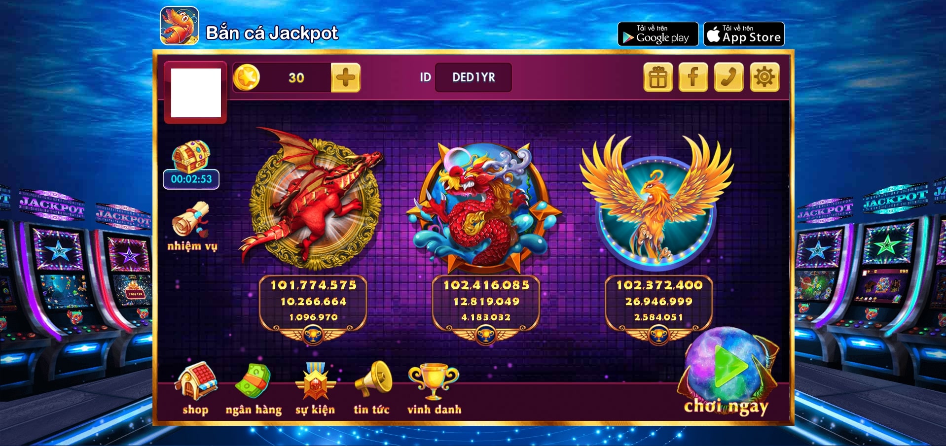 Giao diện game không có hướng dẫn cơ bản