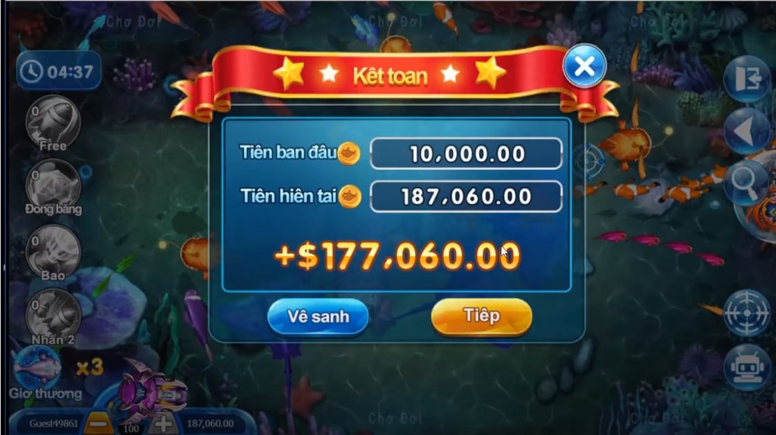 Dễ dàng kiếm bộn xu trong game Bắn cá m8win