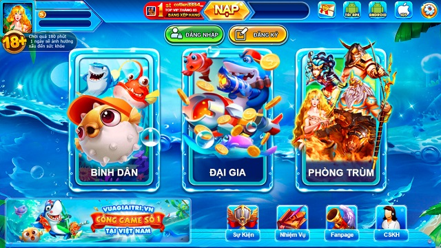 Truy cập trang web để tải game Săn Rồng Vàng về thiết bị