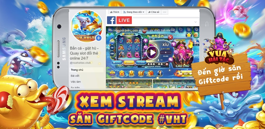 Xem livestream nhận GC khủng