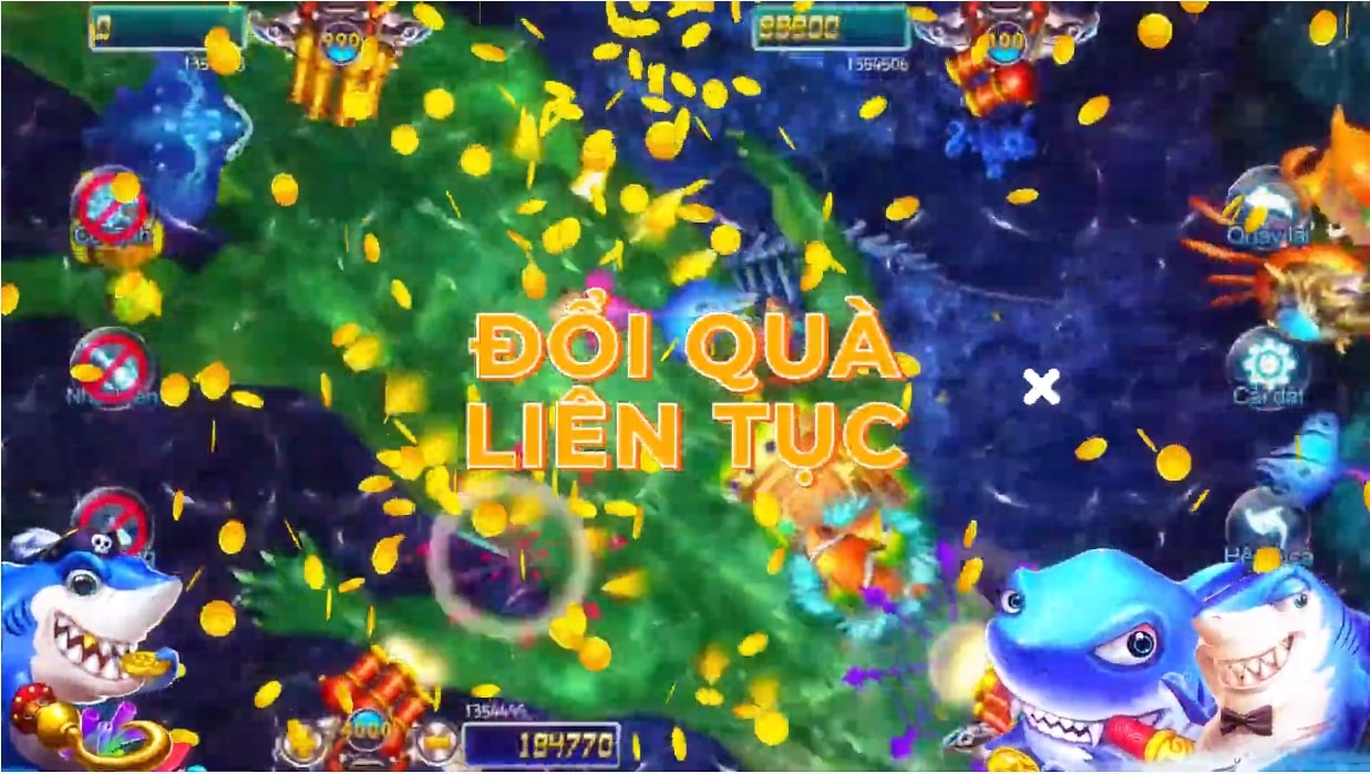 Đổi quà trên game bắn cá Bingo Club liên tục không giới hạn