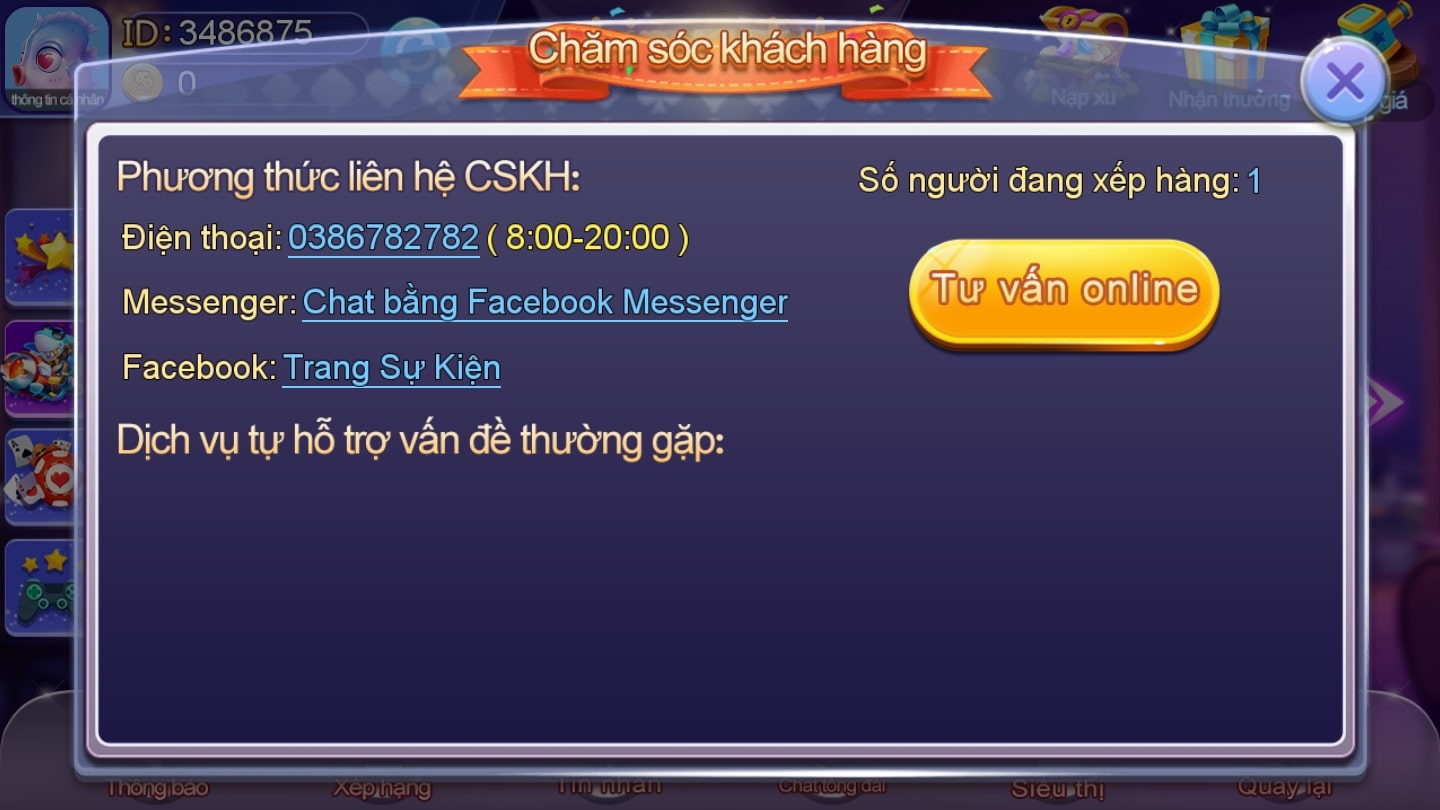 Tổng đài hỗ trợ 24/7 tận tình