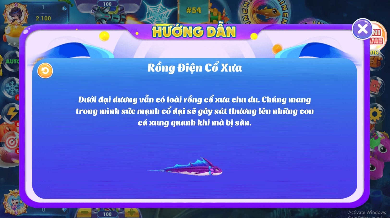 Hạ gục rồng điện để gây sát thương xung quanh