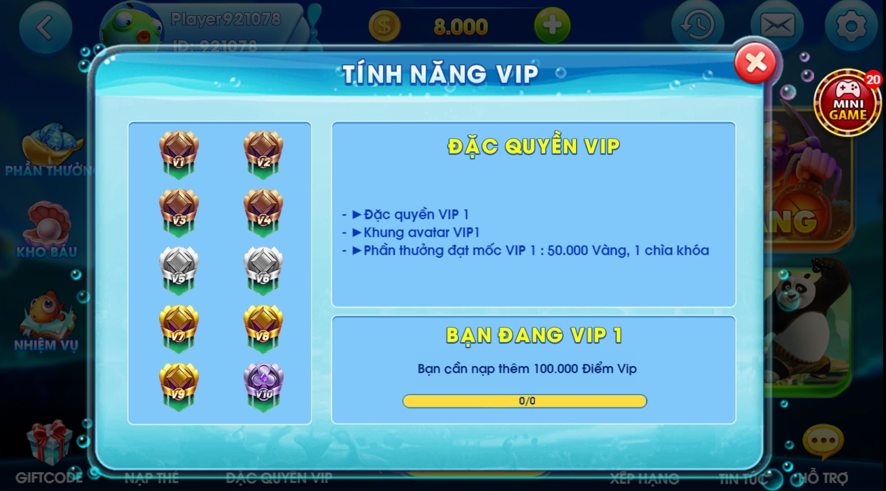 Nâng cấp Vip nhận thêm nhiều ưu đãi