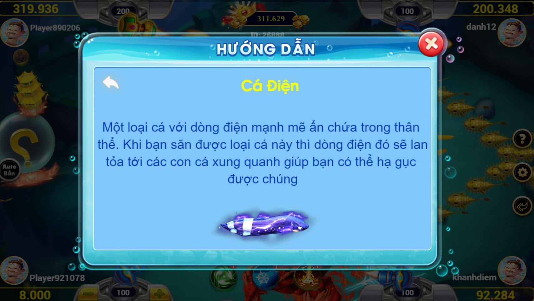 Hướng dẫn săn cá điện