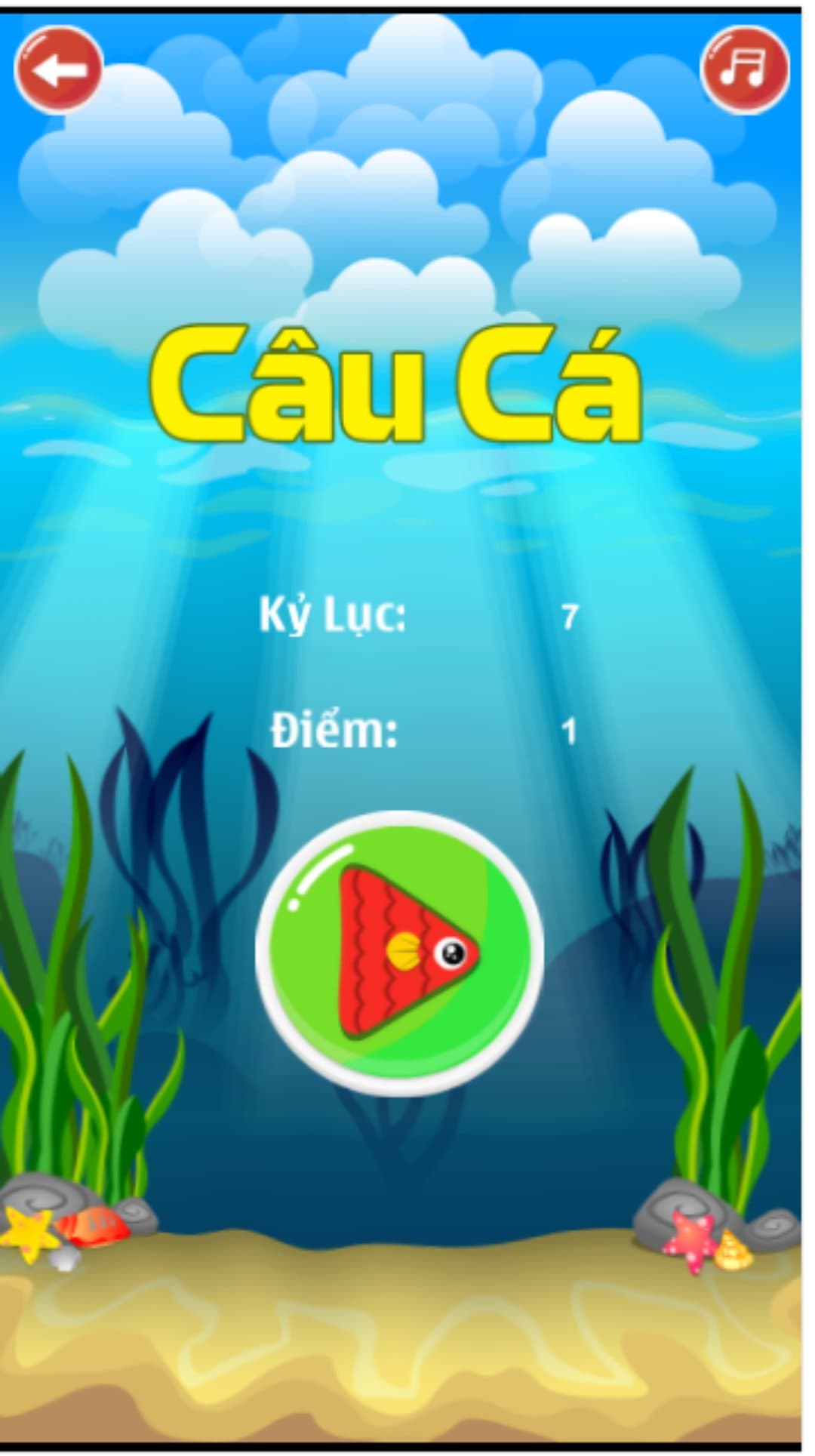 Game câu cá biển – Trở thành người đi câu tài ba