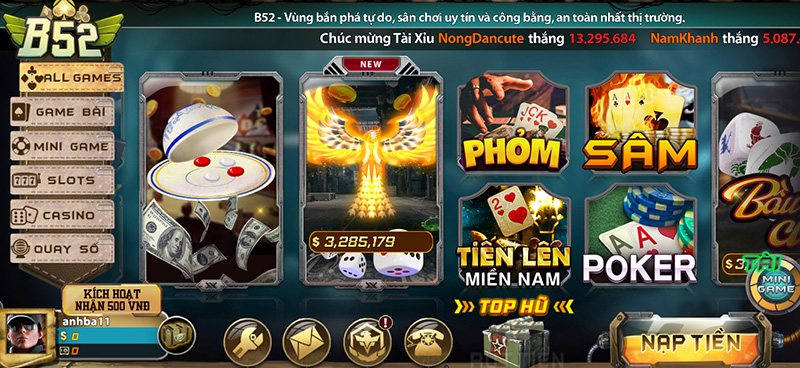 Review game bài B52Club