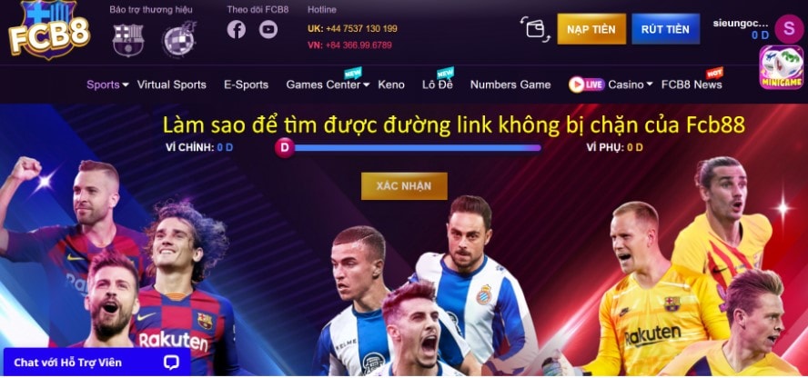 Làm sao để tìm được đường link không bị chặn của FCB88