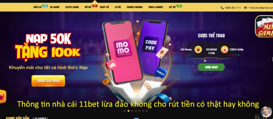 Thực hư về tin đồn người chơi không thể rút tiền tại nhà cái 11bet