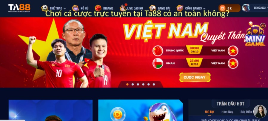 Chơi cá cược trực tuyến tại Ta88 có an toàn không? 