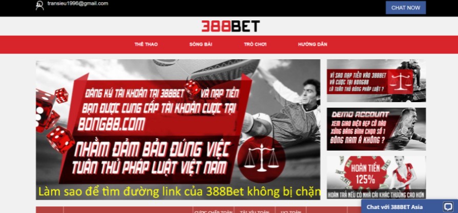 Làm sao để tìm đường link của 388Bet không bị chặn