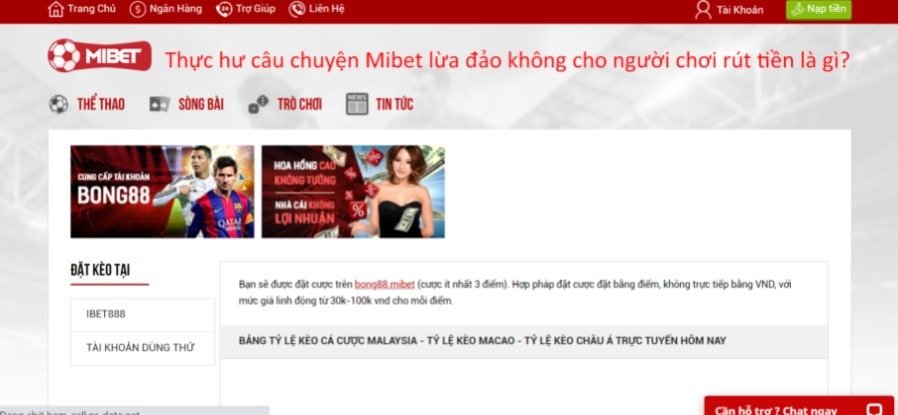 Thực hư câu chuyện Mibet lừa đảo không cho người chơi rút tiền là gì?