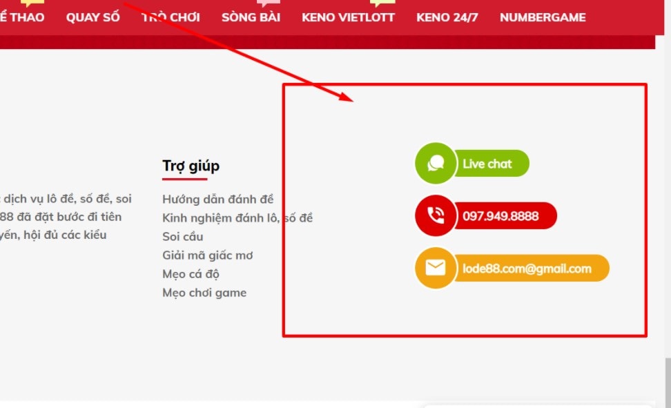 Thông tin liên hệ nhà cái Lode88 rất đa dạng